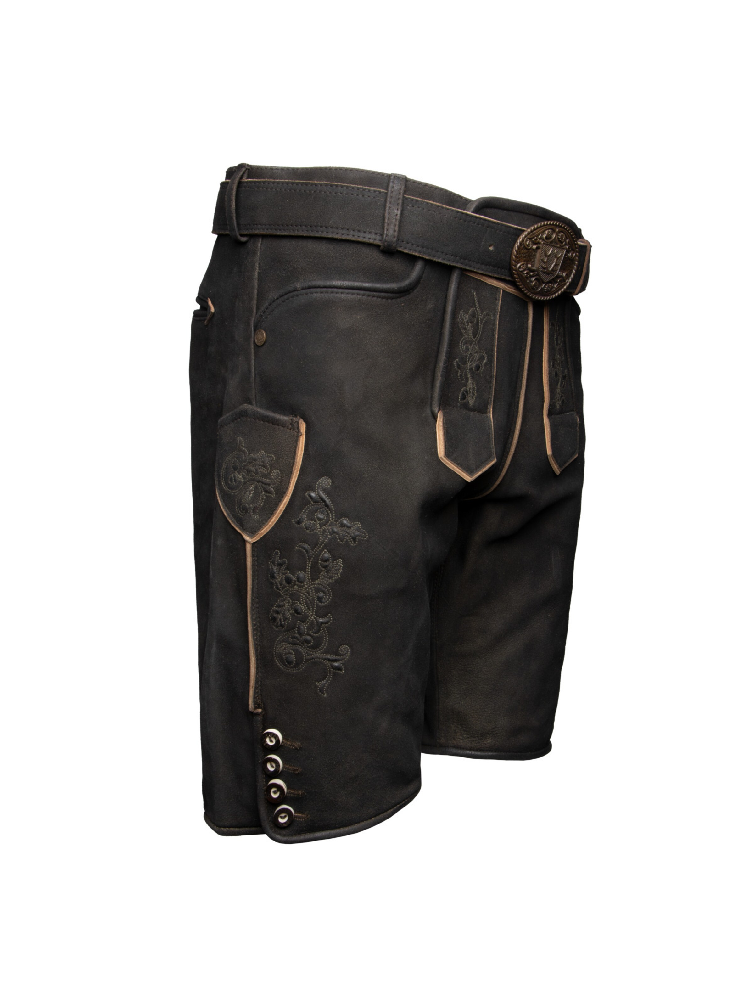 Regular Pantalon folklorique 'Caelius' Krüger Buam en marron