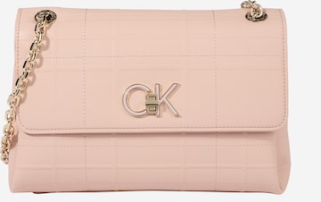 Calvin Klein Olkalaukku värissä vaaleanpunainen: edessä