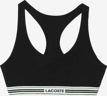 LACOSTE Bralette Sports Bra in Black: front