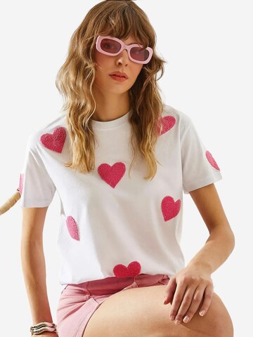 Bianco Lucci - Camisa em branco: frente