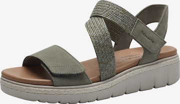 Tamaris - Sandália em verde: frente