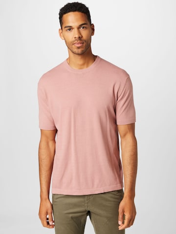 BURTON MENSWEAR LONDON T-shirt i rosa: framsida