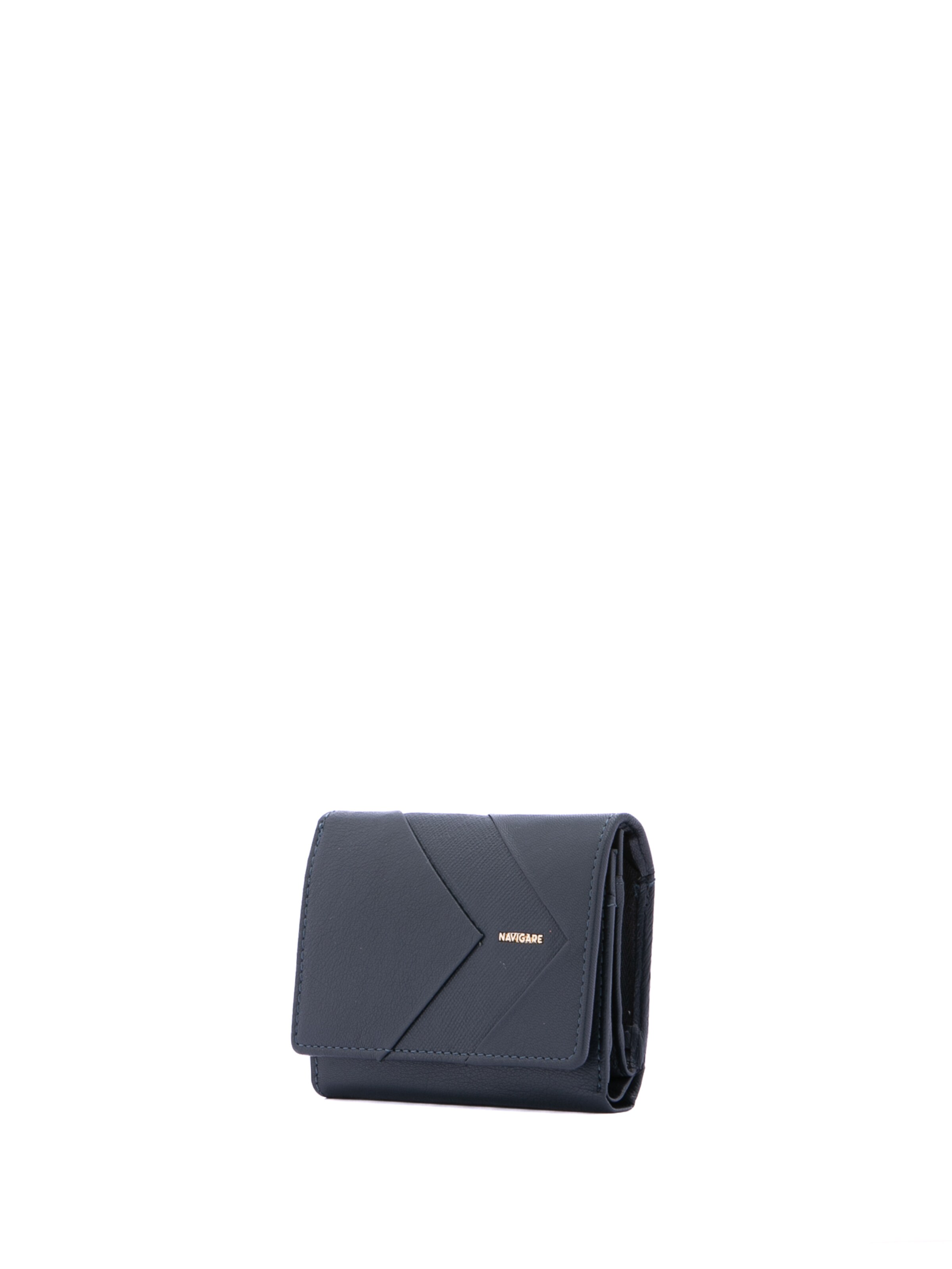 Navigare Wallet in Blue: front