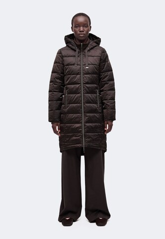 Manteau d’hiver monari en marron : devant