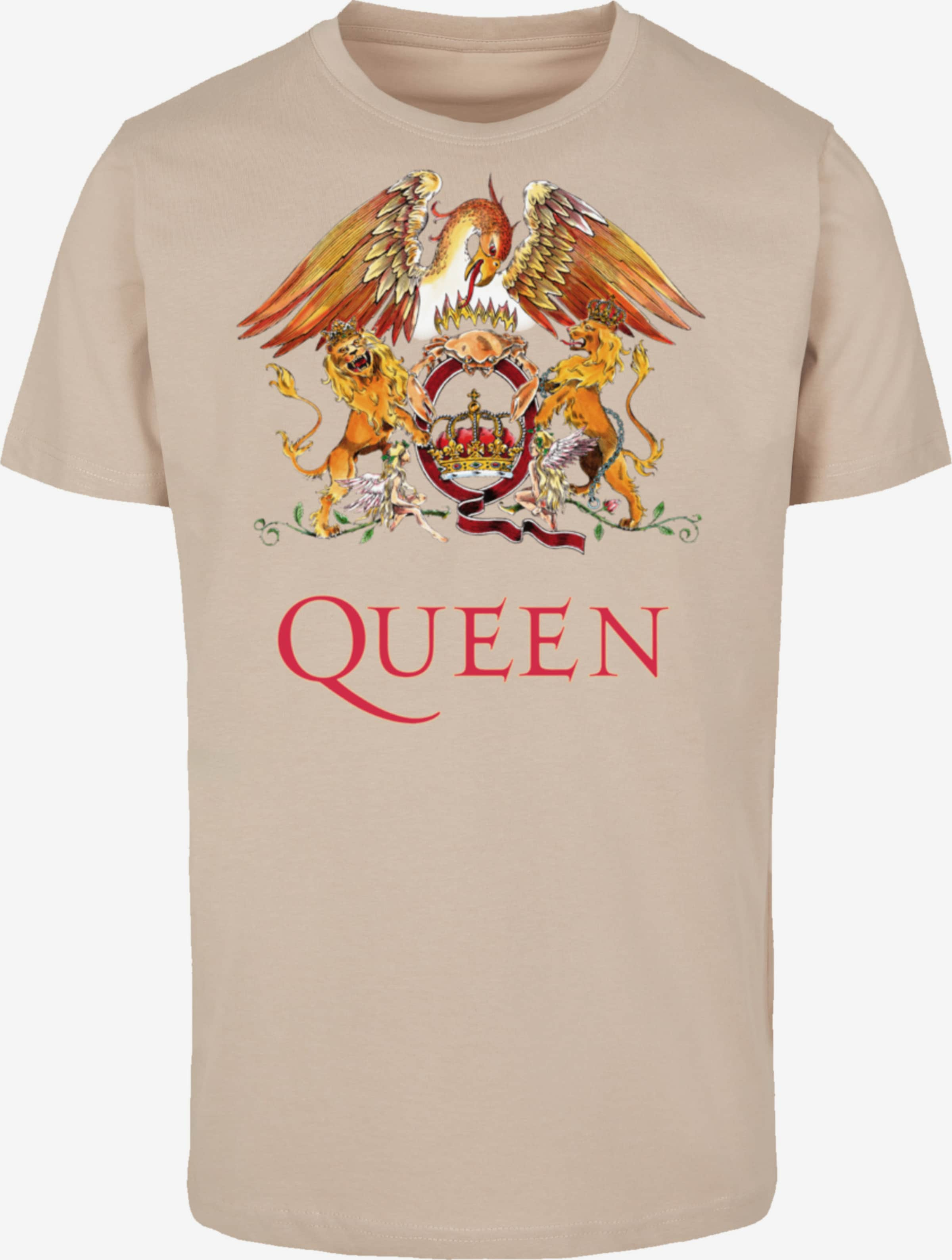 F4NT4STIC Shirt \'Queen Classic Crest\' in Beige | ABOUT YOU | T-Shirts