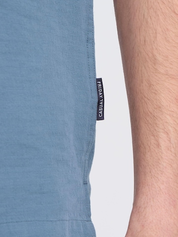 Coupe regular Chemise ' CFAaberg Structured ' Casual Friday en bleu