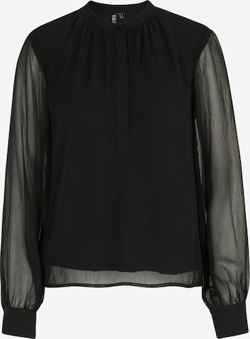 Pieces Tall - Blusa 'SIA' en negro: frente