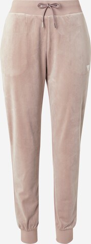 GUESS Tapered Sporthose in Beige: predná strana