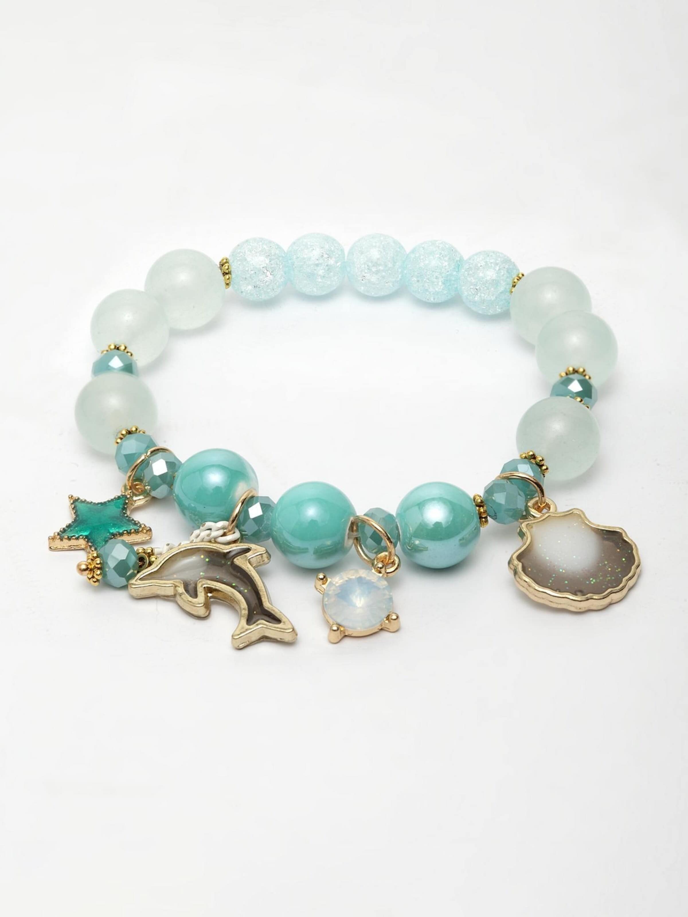 AVANT-GARDE PARIS - Pulsera 'Quinta' en azul: frente