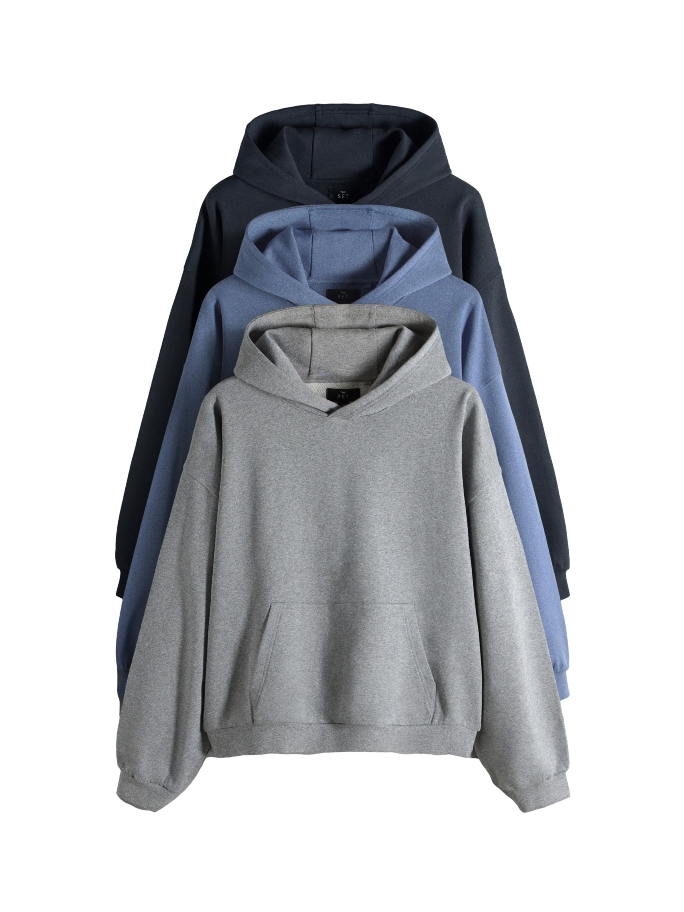 The Set Sweatshirt in Blau: Vorderseite
