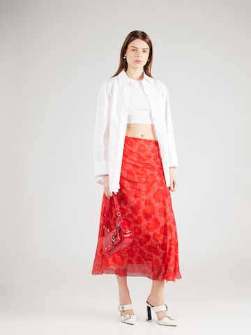 Esqualo Skirt in Red