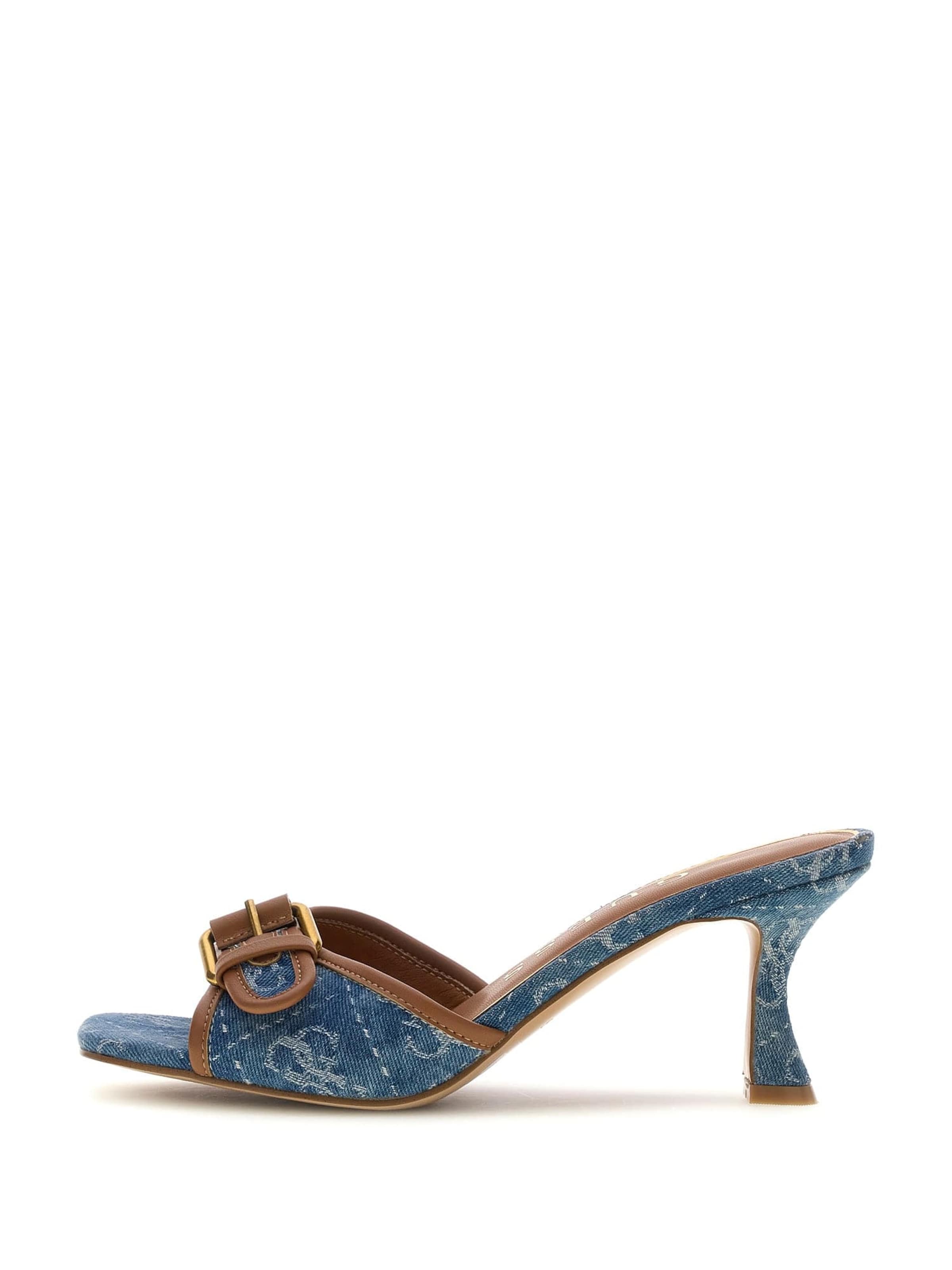 GUESS Pantolette 'Dista' in Blau: Vorderseite