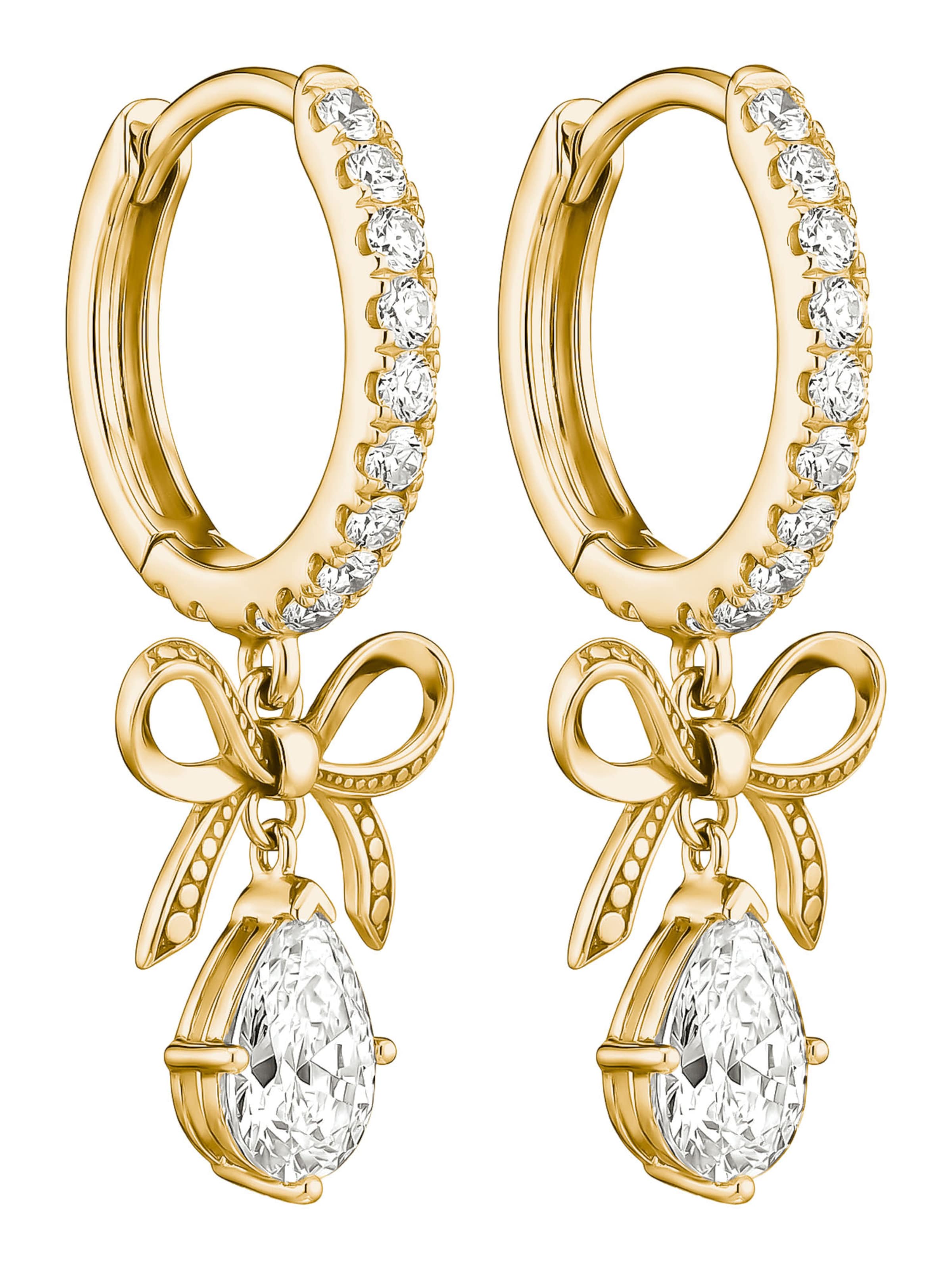 Thomas Sabo Earrings in Yellow: front