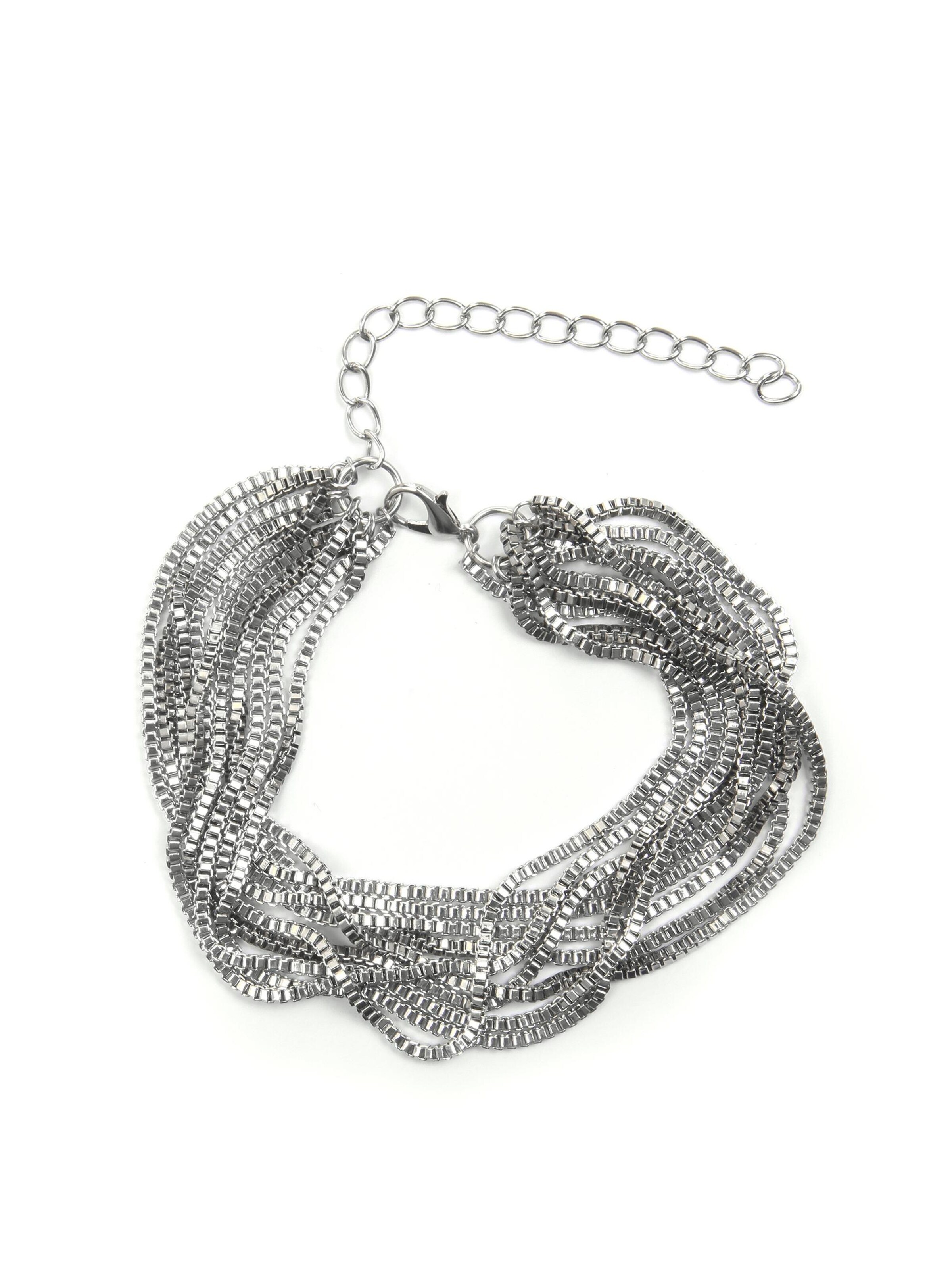 COLLEZIONE ALESSANDRO Armband 'Braciale'‌‌‌ in Silber