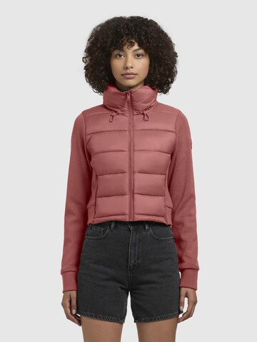 Veste mi-saison khujo en rouge : devant