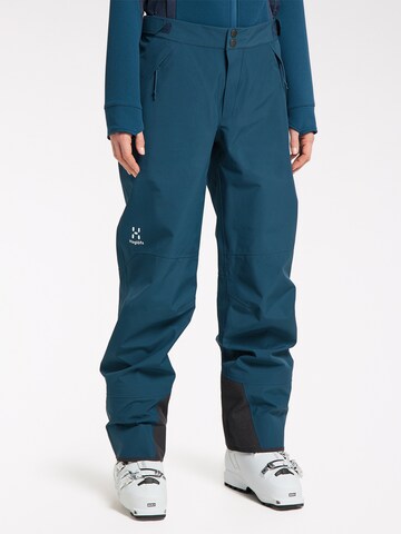 Haglöfs Regular Outdoor Pants 'Alpine GTX' in Blue: front