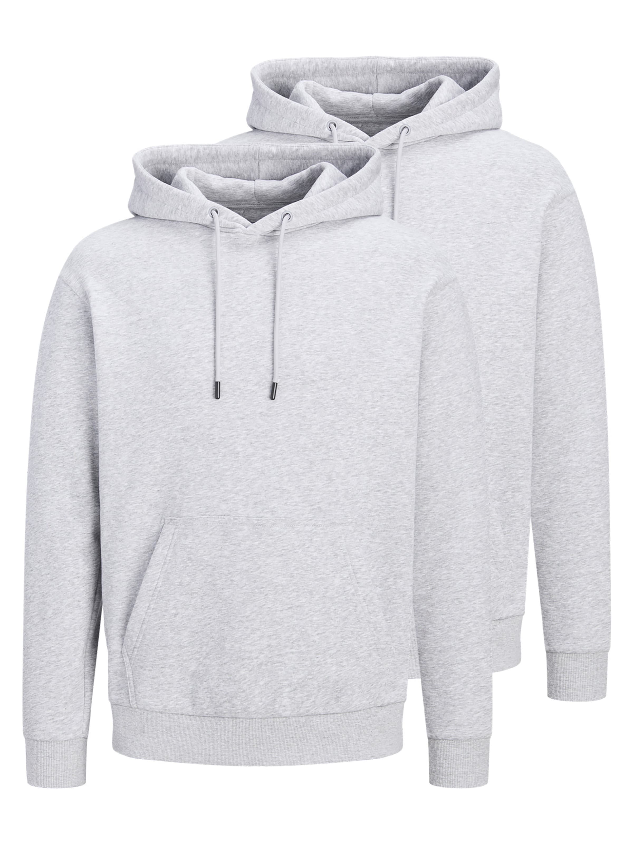 JACK & JONES Sweatshirt 'Bradley' in Grey: front