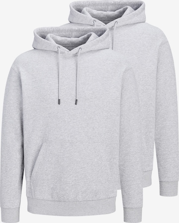 JACK & JONES Sweatshirt 'Bradley' in Grey: front