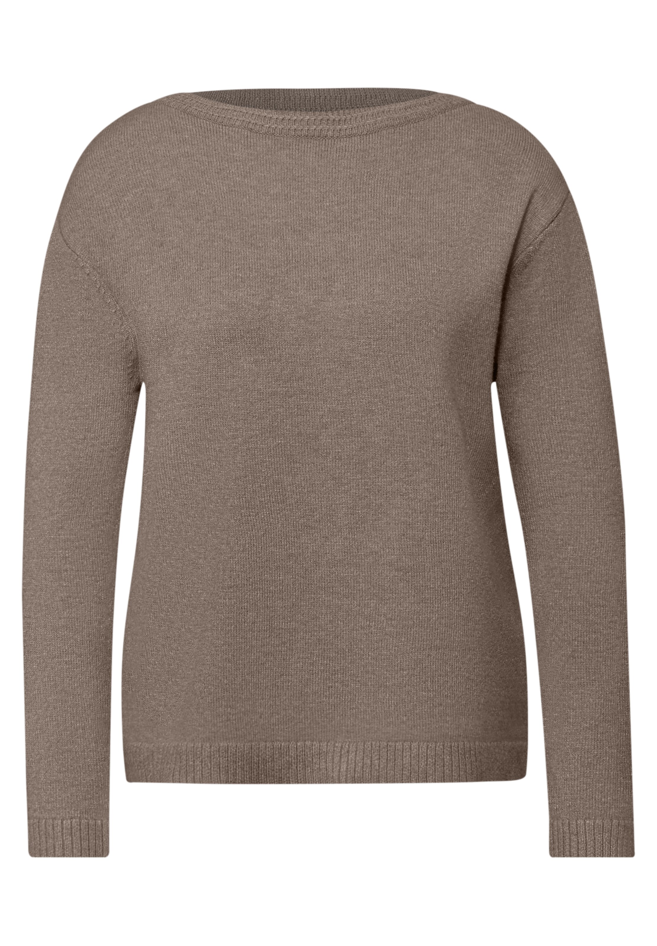 STREET ONE Pullover in Braun: Vorderseite