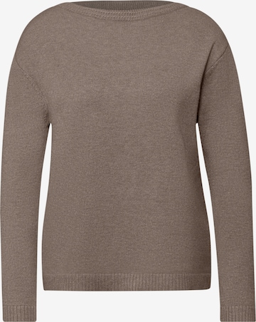 STREET ONE Pullover in Braun: Vorderseite