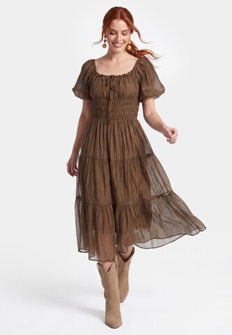 usha FESTIVAL - Vestido en marrón