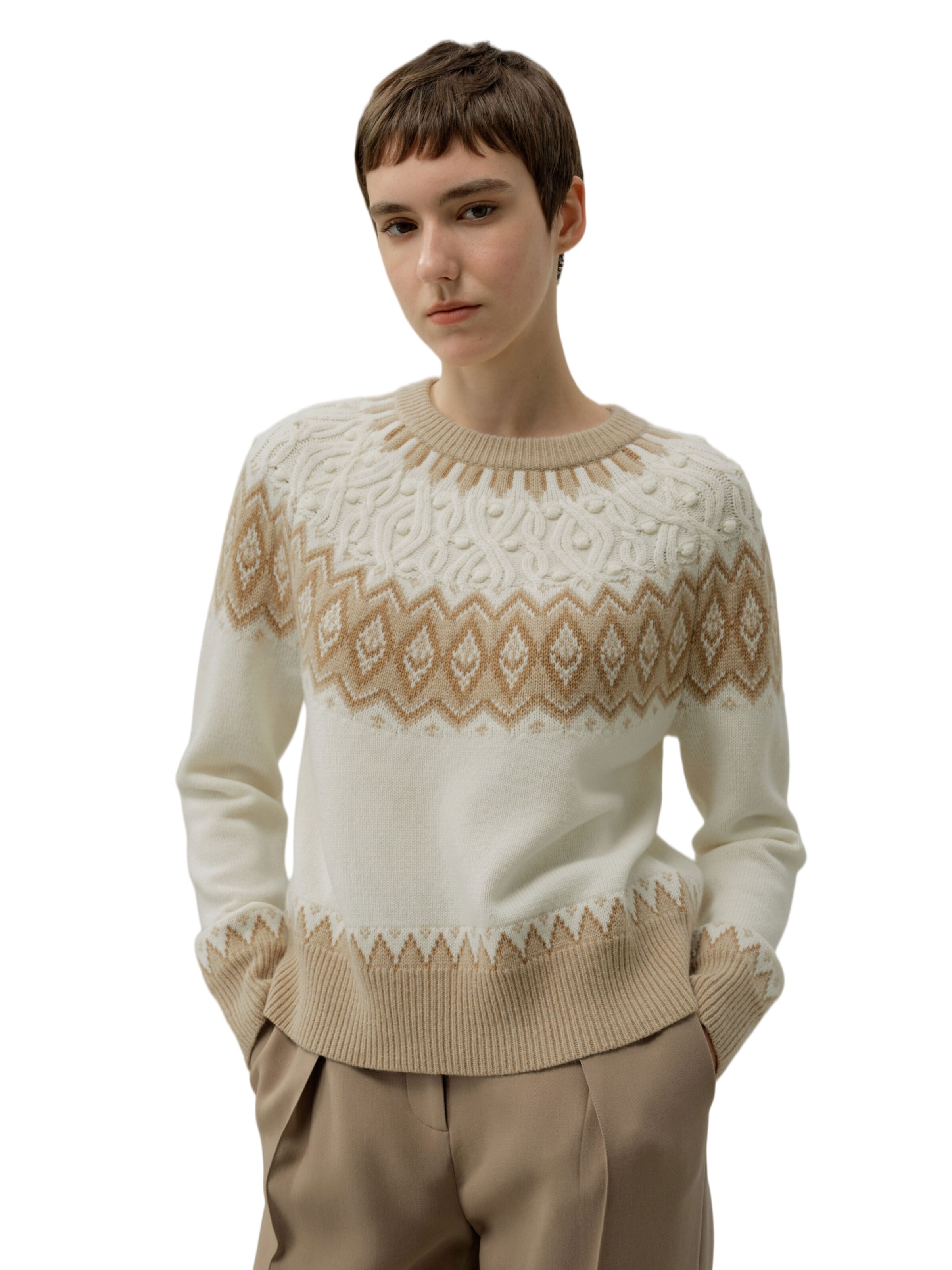 Lilysilk - Jersey en beige
