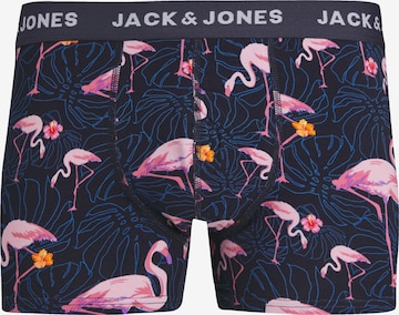 JACK & JONES - Calzoncillo boxer 'Pink Flamingo' en azul