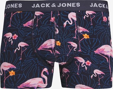 JACK & JONES Boxershorts 'Pink Flamingo' i blå