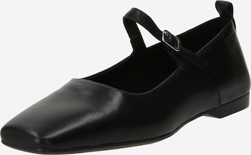 VAGABOND SHOEMAKERS - Bailarinas con hebilla 'Delia' en negro: frente