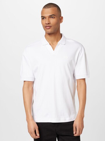 T-Shirt Calvin Klein en blanc : devant