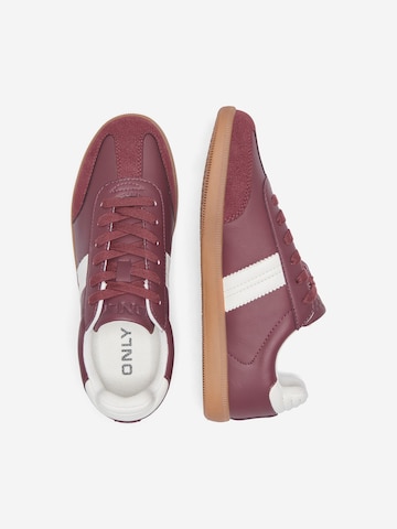 Sneaker bassa 'ONLAmber' di ONLY in rosso