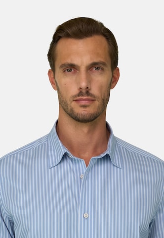 Boggi Milano Regular fit Overhemd in Blauw