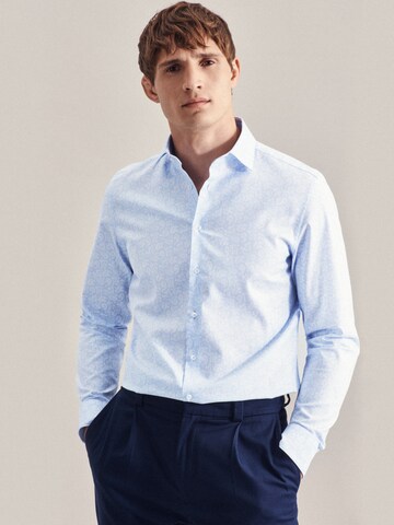 SEIDENSTICKER Slim fit Business Shirt in Blue: front