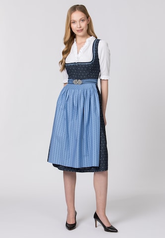 STOCKERPOINT Dirndl 'Dunja' in Blauw