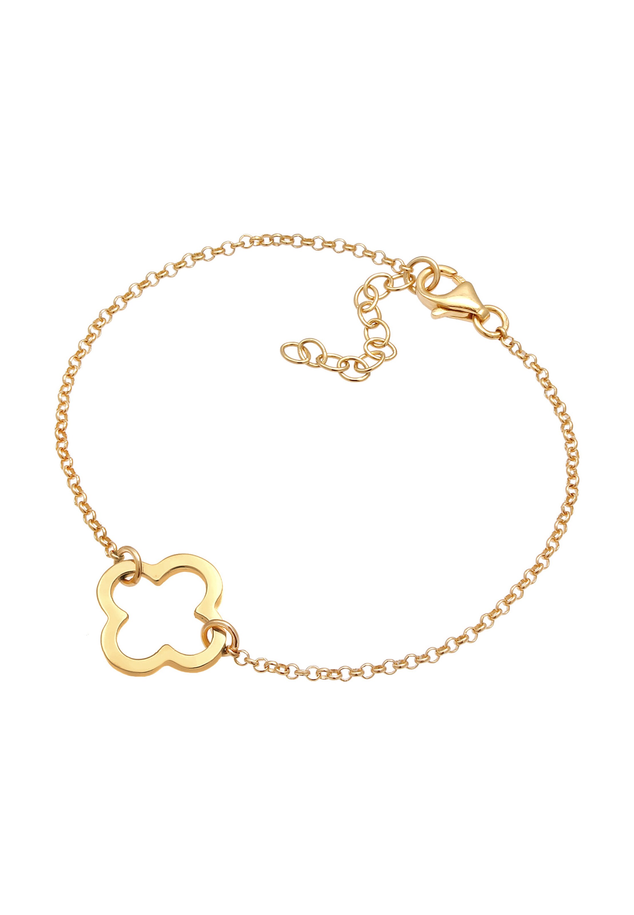 ELLI Armband Kleeblatt in Gold