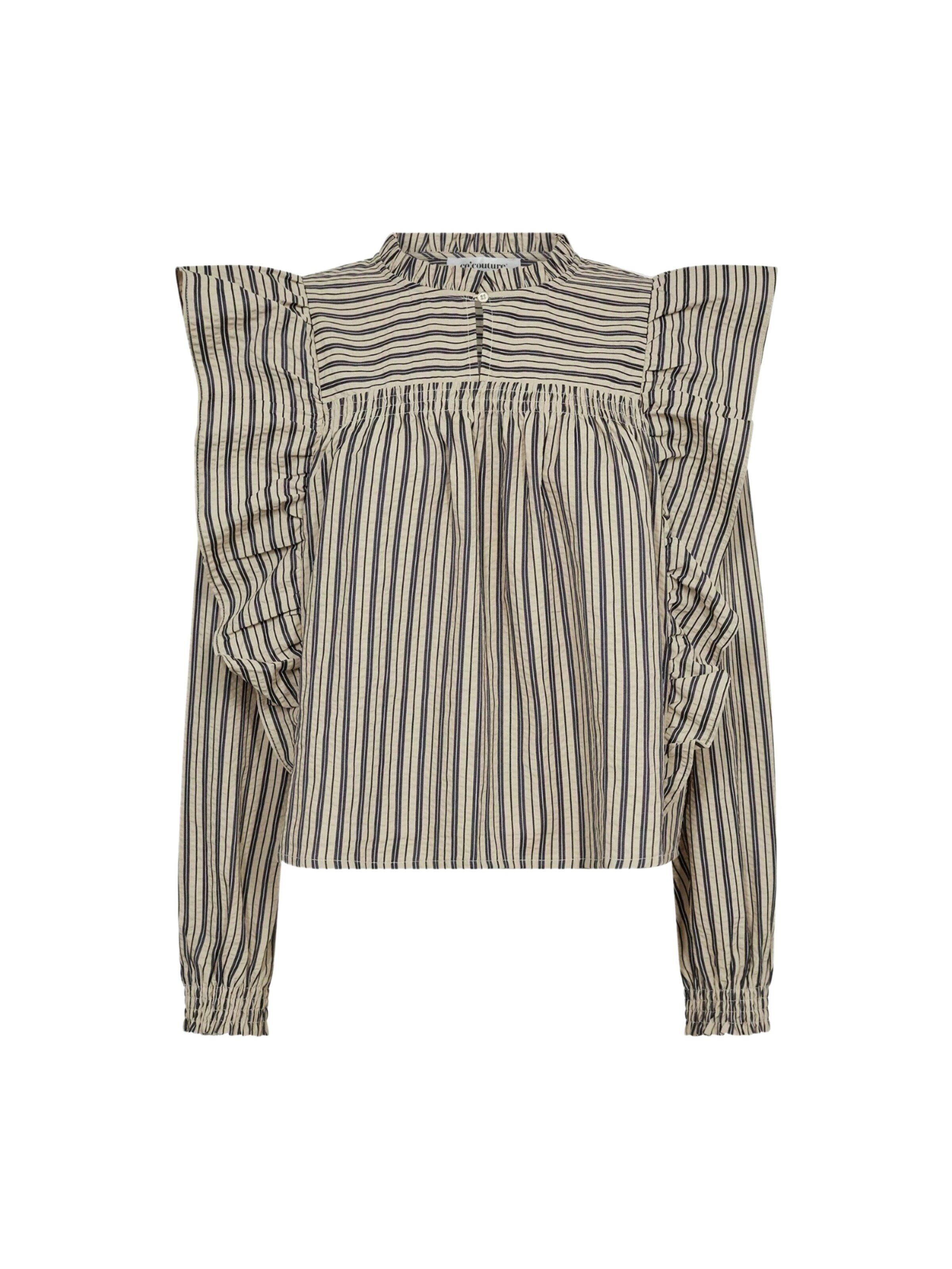 Chemisier co'couture en beige : devant