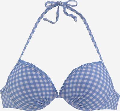 BUFFALO Bikinitop in hellblau / weiß, Produktansicht