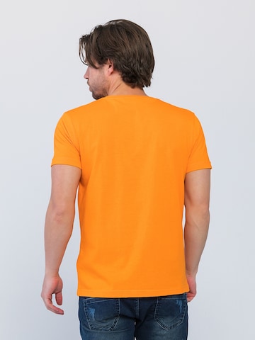 Edoardo Caravella Shirt ' Jayson ' in Orange