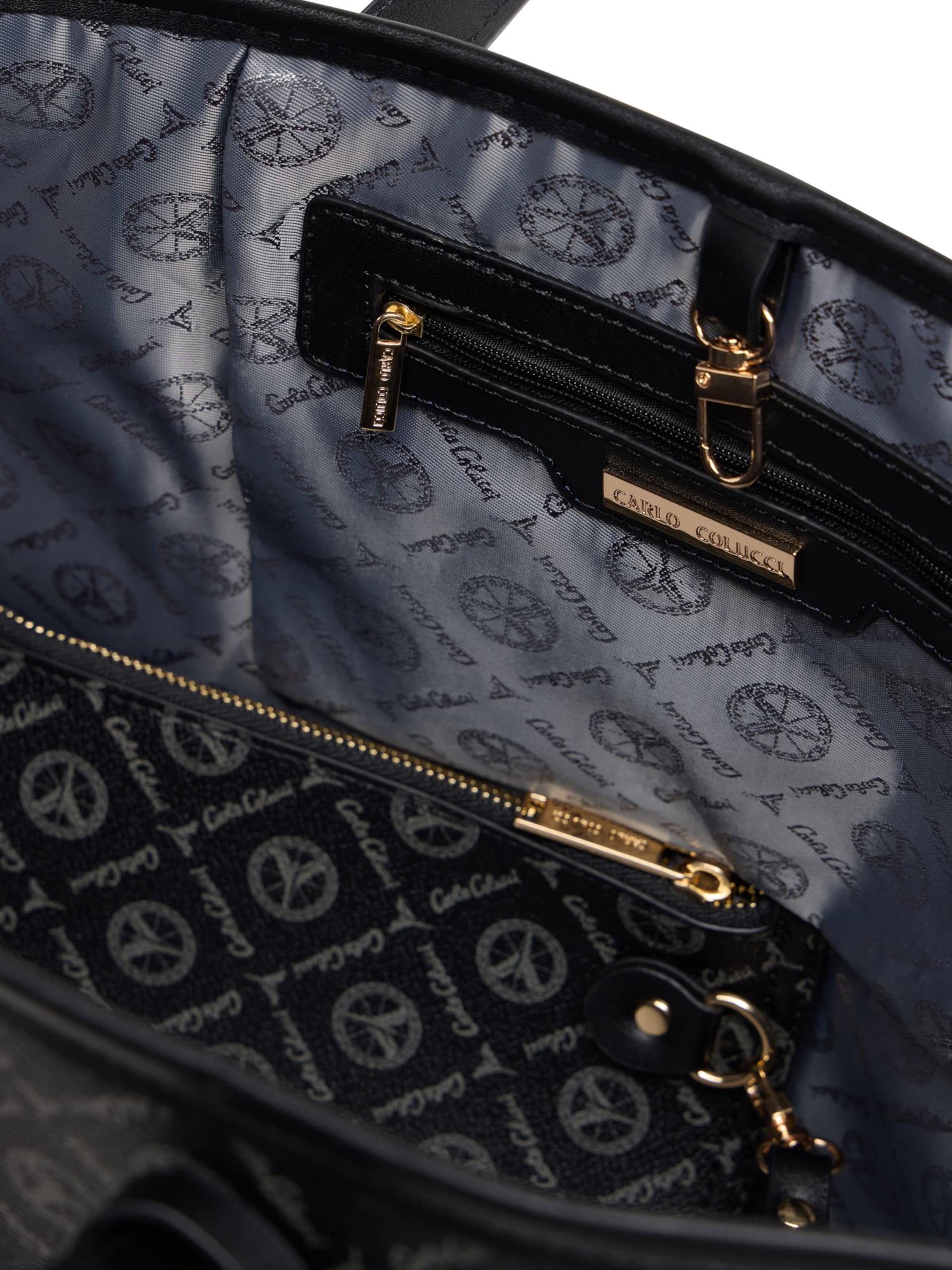 Carlo Colucci Shopper ' Eccli ' in Black