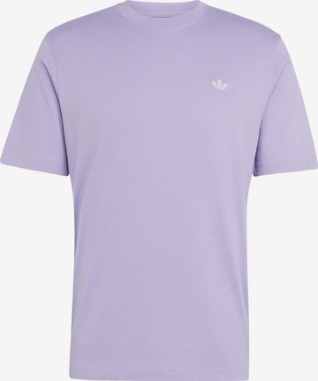 ADIDAS ORIGINALS Shirt 'Trefoil Essentials' in Lila: voorkant
