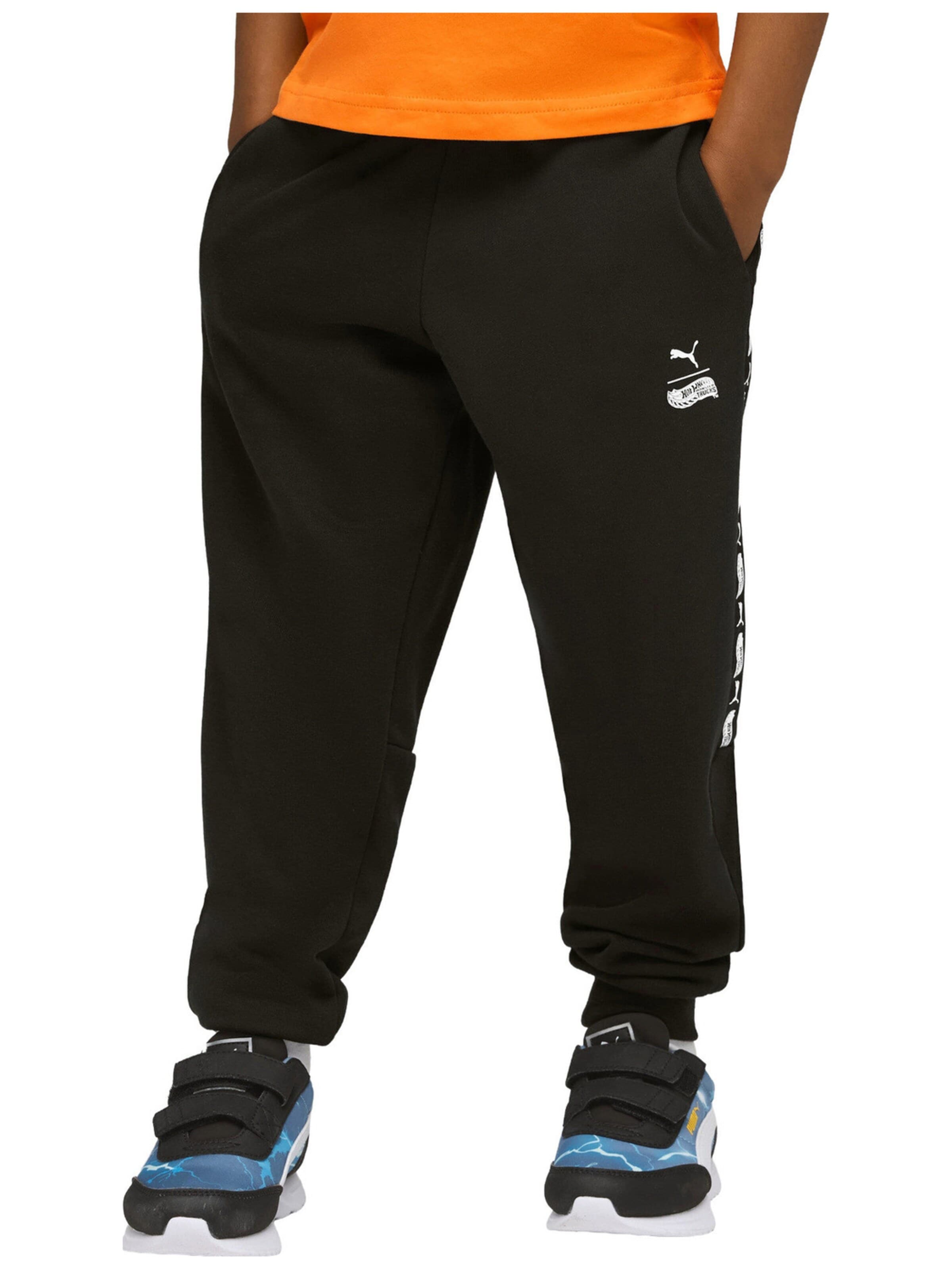 PUMA Sporthose 'Puma X Hot Wheels Sweatpants Tr'‌‌‌‌‌‌‌‌‌‌ in 122 in schwarz, Produktansicht