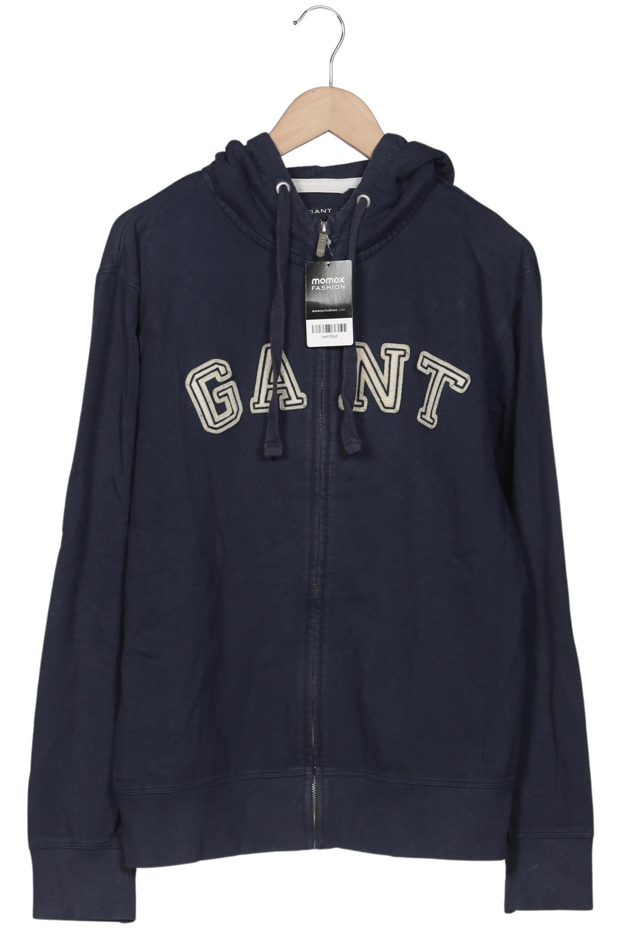 GANT Sweatshirt & Zip-Up Hoodie in XL in Blue: front