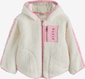 Baker by Ted Baker Fleecetakki värissä valkoinen: etupuoli