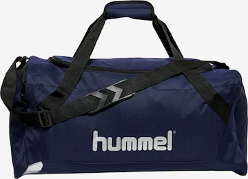Hummel Sporttas in Blauw: voorkant