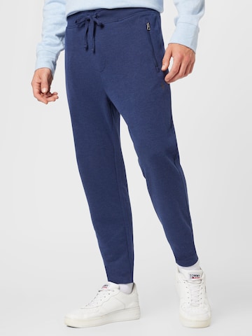 Tapered Pantaloni di Polo Ralph Lauren in blu: frontale