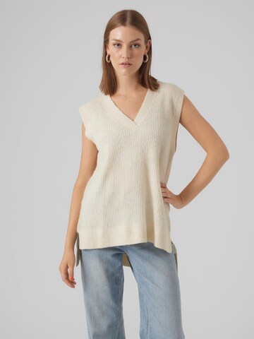 VERO MODA Pullover 'MILI' in Beige: Vorderseite