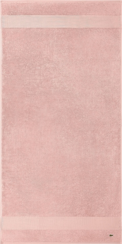 LACOSTE Duschtuch 'LE CROCO' in Pink: predná strana