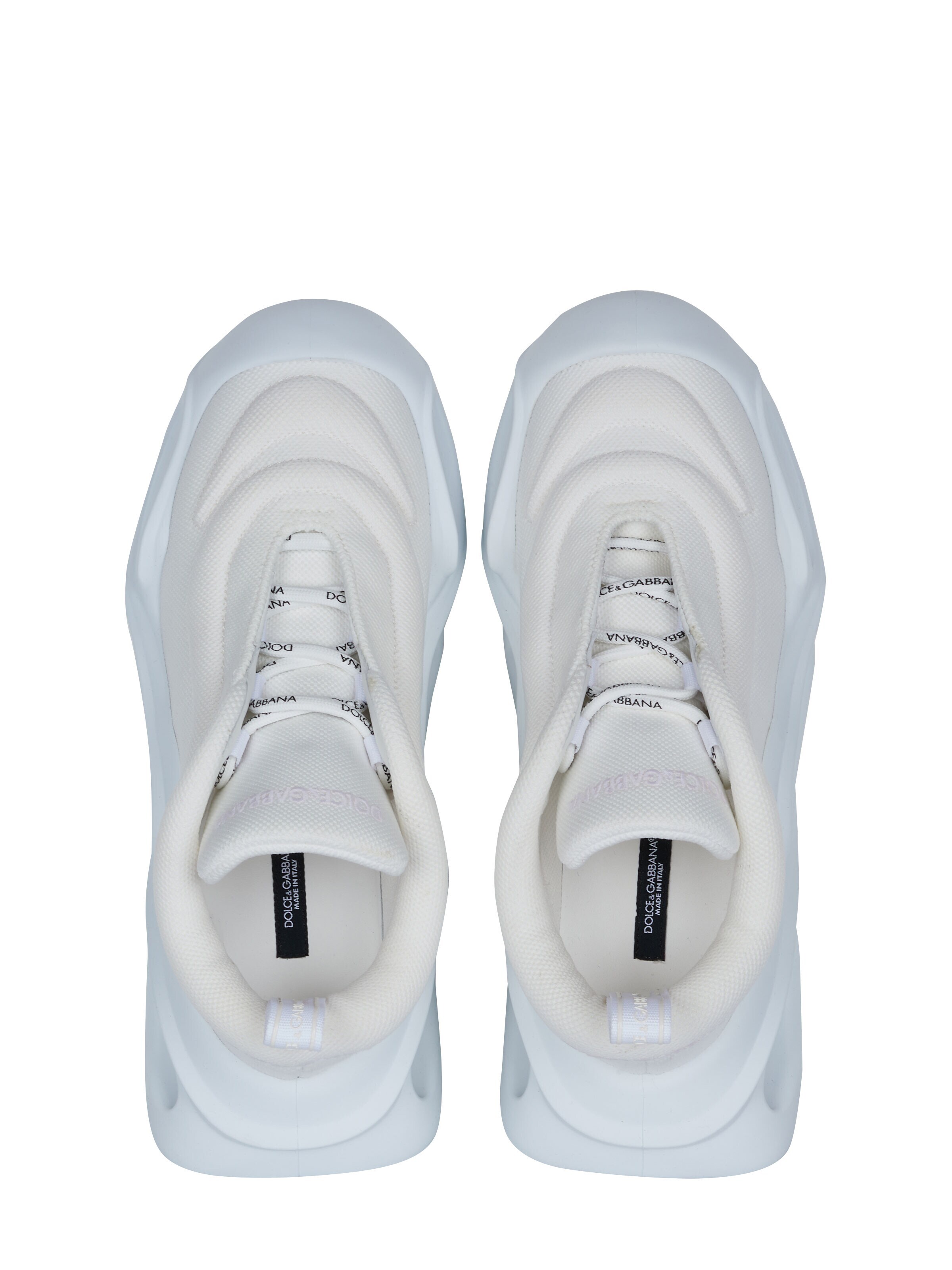 DOLCE & GABBANA Låg sneaker 'Dolce & Gabbana Schuhe' i vit