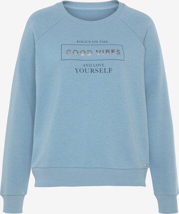 BUFFALO Sweatshirt in Blue: front