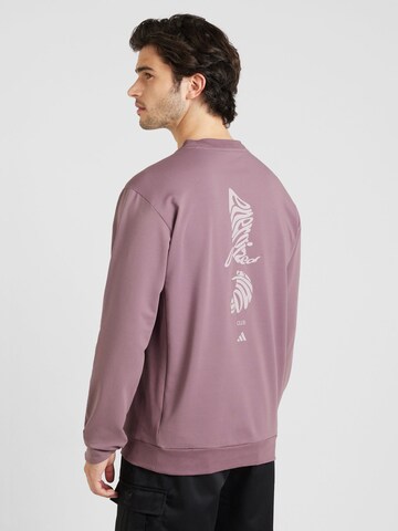 ADIDAS PERFORMANCESportska sweater majica - ljubičasta boja: prednji dio